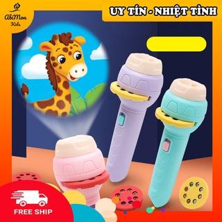 🌻 Đèn Pin Chiếu Hình Cho Bé (80 hình) ☘️ Montessori cao cấp ✨ (Đồ chơi Gỗ - Đồ chơi Giáo Dục - An toàn - Thông minh)