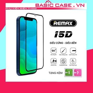 Kính cường lực iphone 15D full màn REMAX- Miếng dán màn hình iphone 6/7/8/7plus/X/Xsmax/11/12/13/pro/max/plus/promax*15D