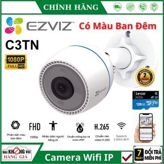 Camera wifi ngoài trời Ezviz C3TN 2.0MP color , xem đêm có màu , chống nước, đàm thoại 2 chiều , báo động thông minh AI