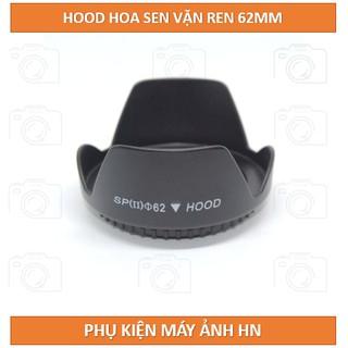 [62mm]Lens hood Loa che nắng hoa sen vặn ren ống kính máy ảnh Phi 62mm