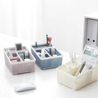 Khay điều khiển vật dụng nhiều ngăn, khay nhựa để mỹ phẩm 4 Ngăn - B09