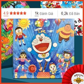 [100 miếng] Đồ chơi tranh ghép hình gỗ puzzle - Bộ ghép hình - Tranh xếp hình