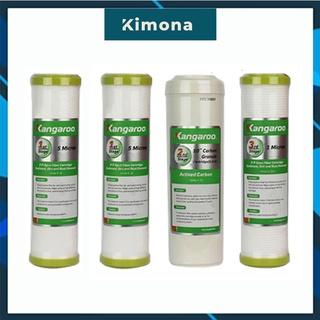 Bộ 04 Lõi Lọc Nước Kangaroo Gồm: 02 Lõi số 1, 01 Lõi số 2, 01 Lõi số 3  --- Bộ 4 lõi Kangaroo