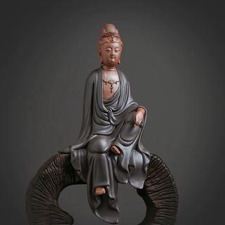 TƯỢNG QUAN THẾ ÂM BỒ TÁT GỐM TỬ SA CAO CẤP( KHÔNG KÈM KỆ)- TƯỢNG PHẬT TRANG TRÍ KHÔNG GIAN THANH TỊNH GIÁ SIÊU HẤP DẪN