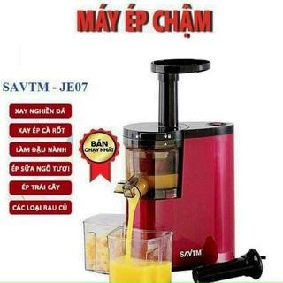 MÁY ÉP CHẬM/ MÁY ÉP TRÁI CÂY SATVM JE07/ JE-07 VẮT KIỆT BÃ [BẢO HÀNH 12 THÁNG]