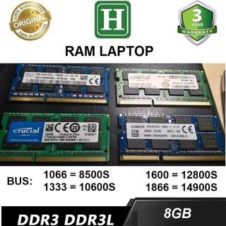 ram 8gb ddr3