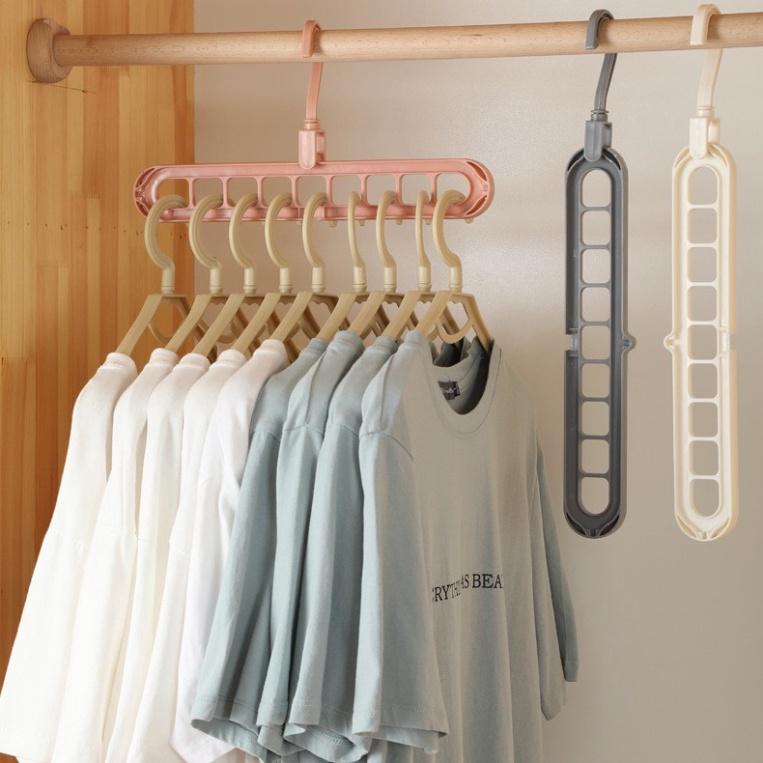 Chất liệu làm móc treo quần áo 9 lỗ thường được sử dụng là gì?