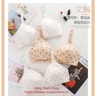 Áo Ngực Bà Bầu Và Cho Con Bú Không Gọng, Không Mút, Chất Thun Cotton Thoáng Mát , Co Giãn Tốt