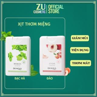 Top 10 xịt thơm miệng đào, bac hà tốt nhất