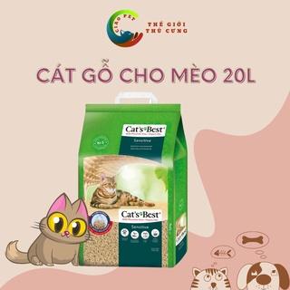 [20L] Cát gỗ vệ sinh cho mèo Cat's Best Sensitive (khử mùi siêu tốt) (7.2kg)