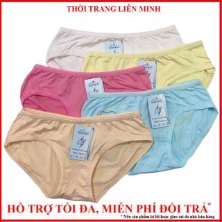Combo 10 quần lót nữ 100% cotton  cao cấp thiết kế Thái Lan chất vải thấm hút siêu co giãn mềm mịn thoáng mát