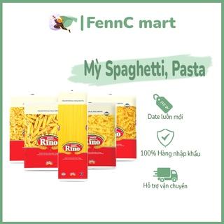 Mỳ Spaghetti Pasta Mỳ Ý nui nơ nui xoắn nui ống vát nui cầu vồng Rino 50g FENNC