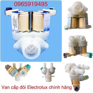 Van cấp đôi Elec - Van điện từ cấp nước máy giặt đôi ELECTROLUX - 2 cổng - hai cửa - HÃNG