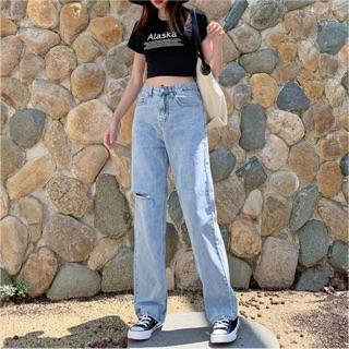 Top 10 quần jeans nữ phối rách tốt nhất