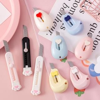Dao rọc giấy kiểu móc khóa trứng mini tiện ích có lỗ mở tiện dụng
