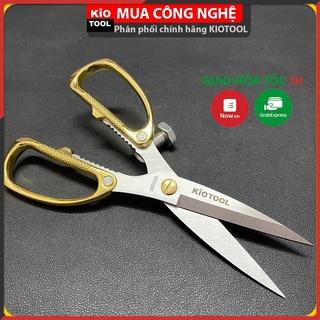 Kéo cắt đa năng làm bếp Kiotool sắc bén chuôi kim loại thép không rỉ