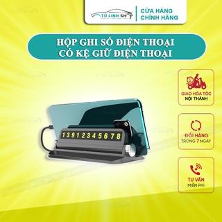 Bảng ghi số điện thoại cho xe ô tô khi dừng đỗ - Có giá đỡ điện thoại