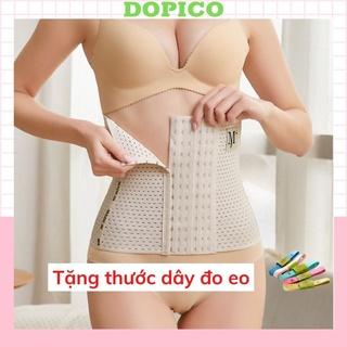 Đai nịt bụng giảm mỡ 6 nấc cài giúp giảm mỡ bụng tạo vóc dáng săn chắc DOPICO 9999