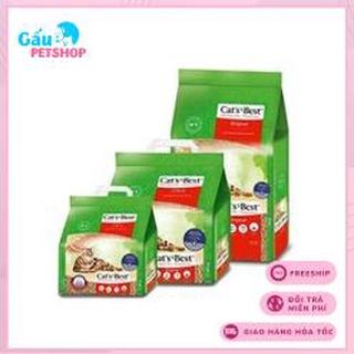 Cát Vệ Sinh Gỗ Cat's Best Original cho mèo túi 30L (13kg)