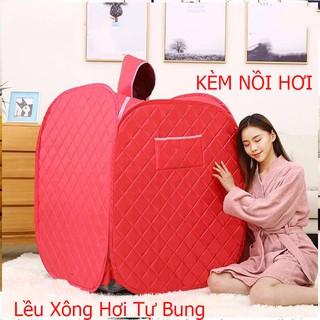 Combo Lều Xông Hơi Tự Bung Cao Cấp + Nồi Xông Hơi Điện Khử Trùng Cơ Thể Lều Xông Hơi Tự Bung Sau Sinh KÈM NỒI XÔNG