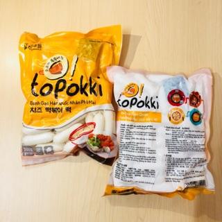 0.5kg Bánh Gạo Tokbokki Nhân Phô Mai Hàn Quốc