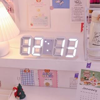 [ 5 màu ] Đồng hồ LED 3D treo tường, để bàn thông minh TN828 Smart Clock