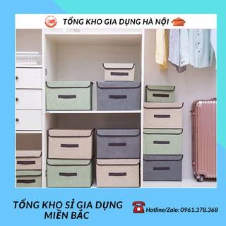 Hộp Vải Đựng Đồ, Quần Áo, Đồ Lót, Ga Giường Có Thể Gấp Gọn/ Thùng Đựng Đồ Đa Năng Có Nắp Đậy 88188