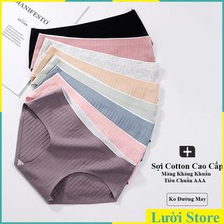 Quần Lót Cotton Gân Tăm Không Đường May Kháng Khuẩn CT06