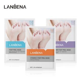 Cặp mặt nạ chân LANBENA dạng lột tẩy tế bào chết chăm sóc chống nứt nẻ