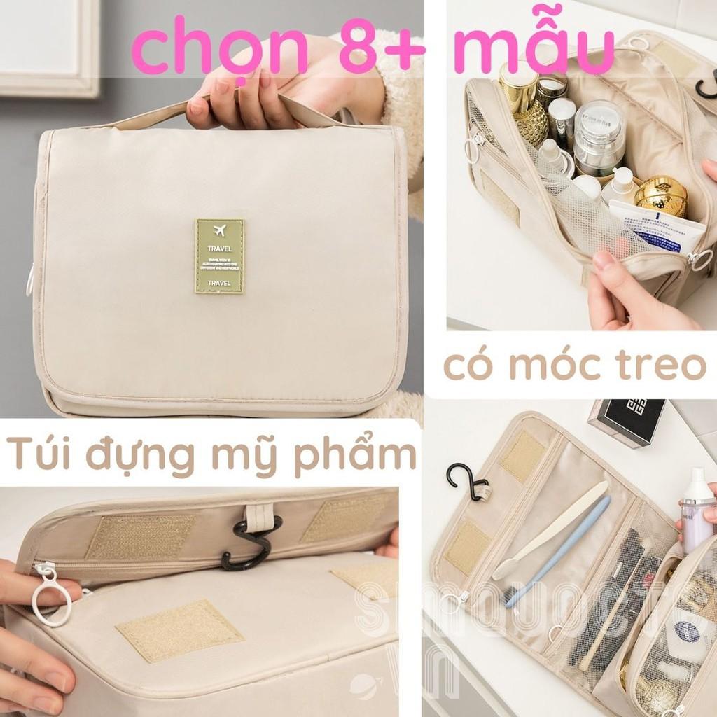 Túi đựng mỹ phẩm du lịch có thể chứa được tối đa bao nhiêu sản phẩm?