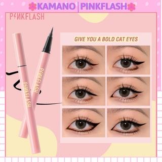 Bút Kẻ Mắt Pinkflash dạng lỏng nhanh khô màu đen màu nâu chất lì chống nước lâu trôi 30g Shop KAMANO mã KM3