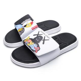 Dép đôi nam nữ unisex Kaws x Susame Street cực Hot - Dép quai ngang dán thời trang ulzzang cao cấp đi êm chân cực bền 57