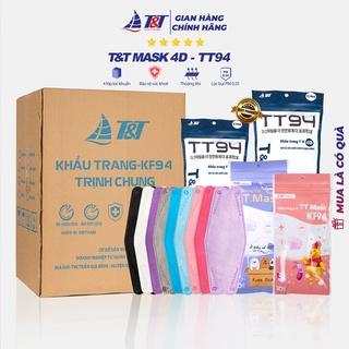Thùng 300 chiếc khẩu trang y tế 4D KF94 TT MASK 4 lớp kháng khuẩn lọc bụi PM 2.5 - Chính hãng DNTN Trịnh Chung