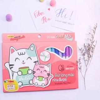 Bút lông màu Fiber Pen Colokit tô màu viết vẽ thư pháp hiện đại Hán tự, Calligraphy ngòi brush nét thanh nét đậm