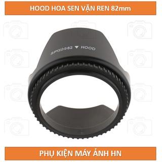 [82mm] Lens hood Loa che nắng hoa sen vặn ren ống kính máy ảnh Phi 82mm