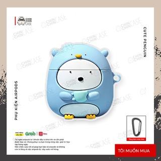 Case Vỏ Bao Airpod Đựng Tai Nghe Airpod 1 2 Pro Chim Cánh Cụt Siêu Dễ Thương Vỏ Bọc Airpods - Chin Chin Shop