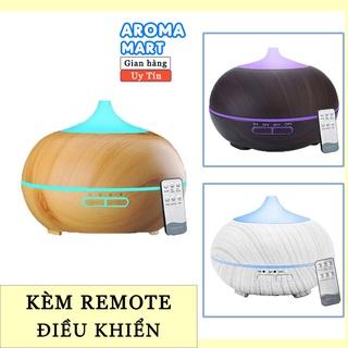 Máy khuếch tán tinh dầu bí ngô lớn 550ml tích hợp remote điều khiển