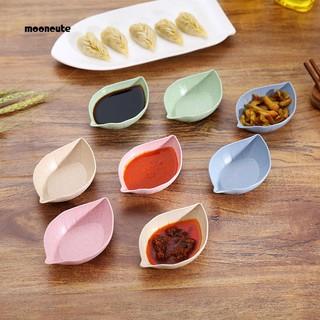 Đĩa mini đựng nước chấm hình chiếc lá sáng tạo