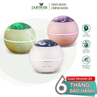 Máy xông tinh dầu phòng ngủ Purevess chính hãng, máy phun sương tạo ẩm, khuếch tán tinh dầu hiệu quả bảo hành 6 tháng