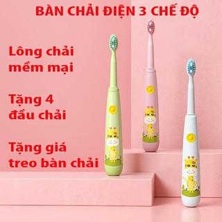 Bàn Chải Điện Cho Bé Chính Hãng BIFAN Tự Động Đánh Răng Rung 3 Cấp Độ Lông Chải Cực Mềm Mại