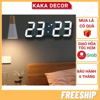 Đồng Hồ Kỹ Thuật Số LED Treo Tường Dùng Để Trang Trí, Đồng hồ điện tử treo tường báo thức để bàn đo nhiệt độ ngày tháng