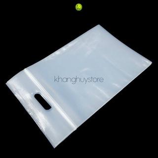 Túi Zipper hột xoài chất liệu PE dẻo trong 1kg size rộng từ 20cm đến 35cm đựng quần áo giày dép