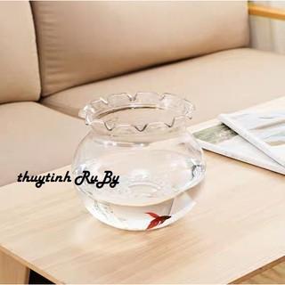 Bể Cá Thủy Tinh Mini, Chậu Cây Thủy Sinh Để Bàn B1