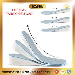 Cặp lót giày tăng chiều cao cao su độn đế tăng 1,5-3cm - Loại nguyên bàn chân - L13