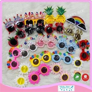 Mắt kính Happy Birthday nhiều hình vui nhộn freesize phụ kiện tiệc sinh nhật - Baby Bee