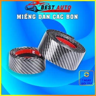 Miếng dán chống xước mạ cacbon cao cấp - Best Auto - Nẹp cacbon dán chống xước nhiều vị trí trên ô tô S055 - Dài 1M