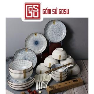 BỘ BÁT ĐĨA CAO CẤP GOSU PHONG CÁCH NHẬT BẢN PDS005 BAO GỒM 32 CHI TIẾT