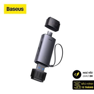 Đầu Đọc Thẻ Nhớ Đa Năng Tốc Độ Cao Baseus Lite Series USB-A & Type-C to SD/TF Card Reader Cho Smartphone/ Tablet/ Laptop