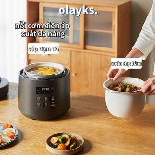 Nồi áp suất điện olayks gia đình thông minh Nồi áp suất mini nhỏ 2.5L Nồi cơm điện 1-2-3-4 người Nồi áp suất điện đa năng 2.5L  Nồi áp suất điện 2.5L  nồi ap suất điện nồi áp suất đa năng