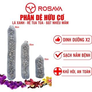 Phân dê trồng lan đã qua xử lý Rosava túi lưới 30cm sạch, rẻ, tiện, giàu dinh dưỡng bón hoa lan
